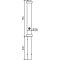 Ornamental bollard | steel tube � 108 mm | height above ground 750 mmtotal length approx. 1100 mm | removable, with triangular locking mechanismacc. with DIN 3223, self-engaging lockwith hot-dip galvanized ground socket part-no. 470.10approx. 500 mm below ground | without eyelet